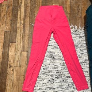 Pink Lululemon Align Leggings